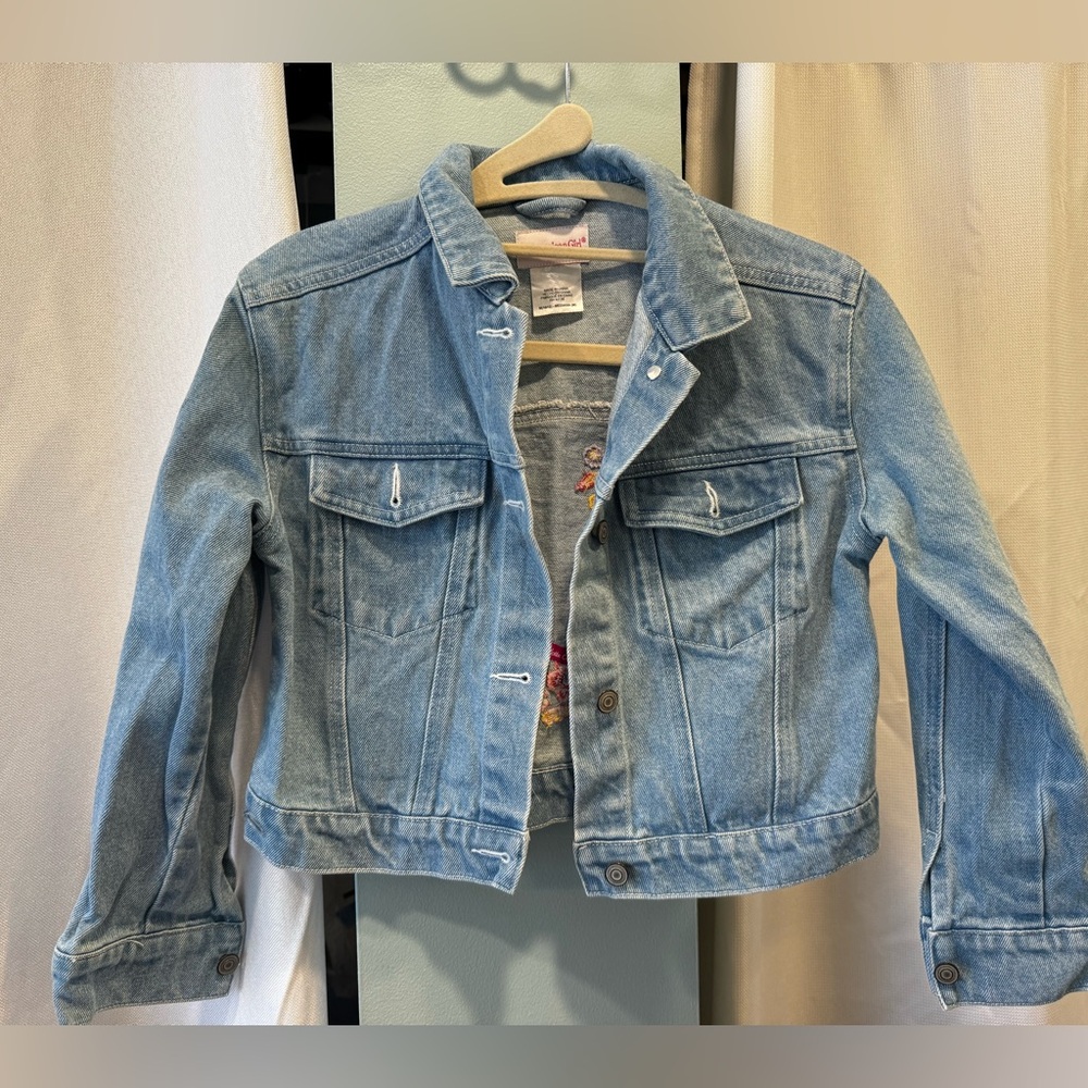 American Girl Light Blue Jean Jacket